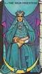 THE HIGH PRIESTESS tarot card - upright